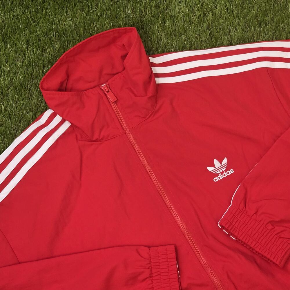 adidas originals Firebird TT Full Zip Track Woven Jacket IT2495 Red Men's size M